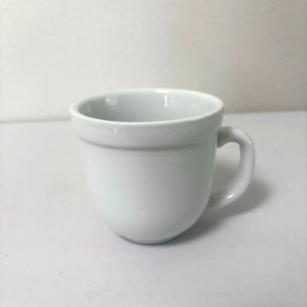 Pottery‎ Barn Suppertime White Ceramic Coffee Tea Mug Cup